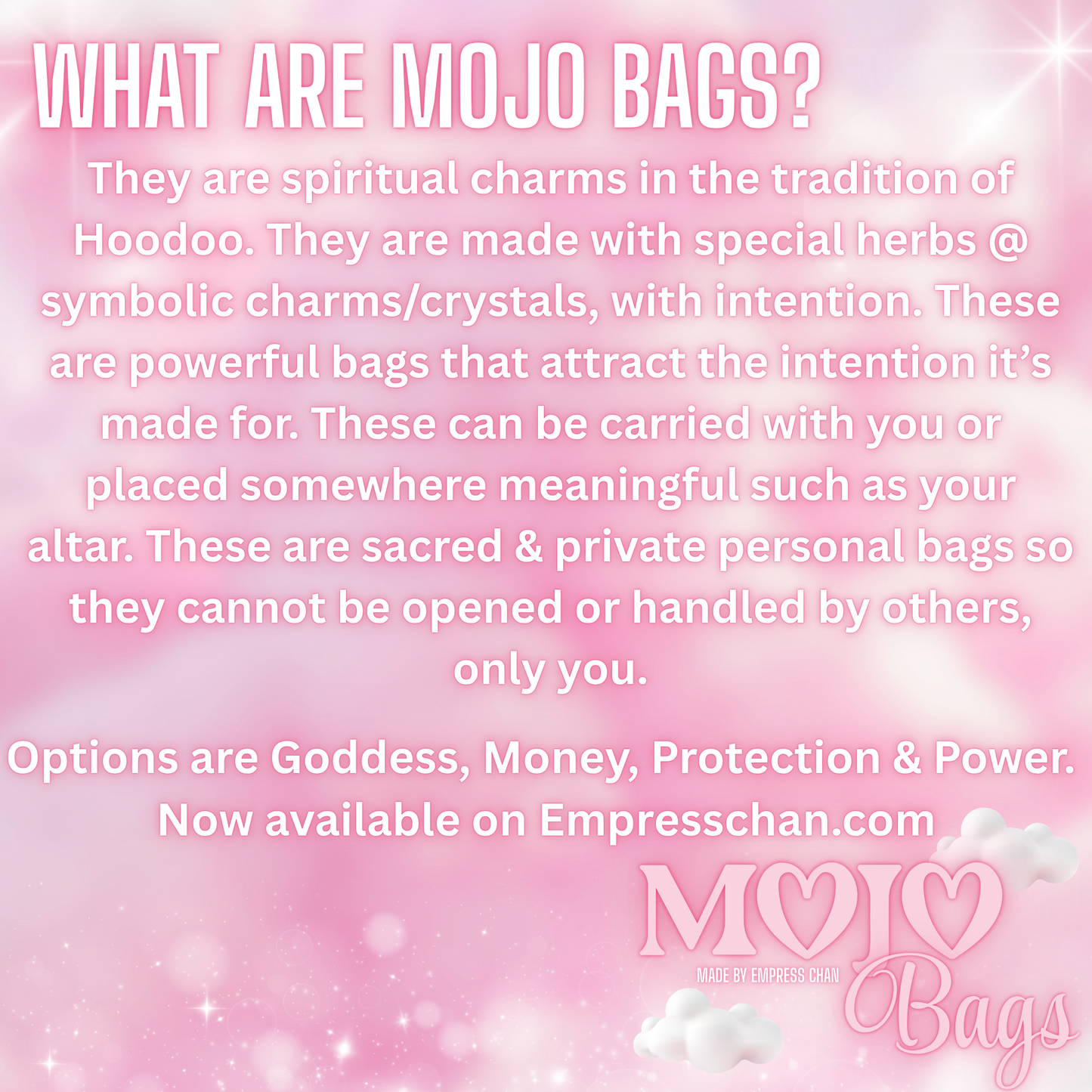 Mojo Bags by Empress Chan