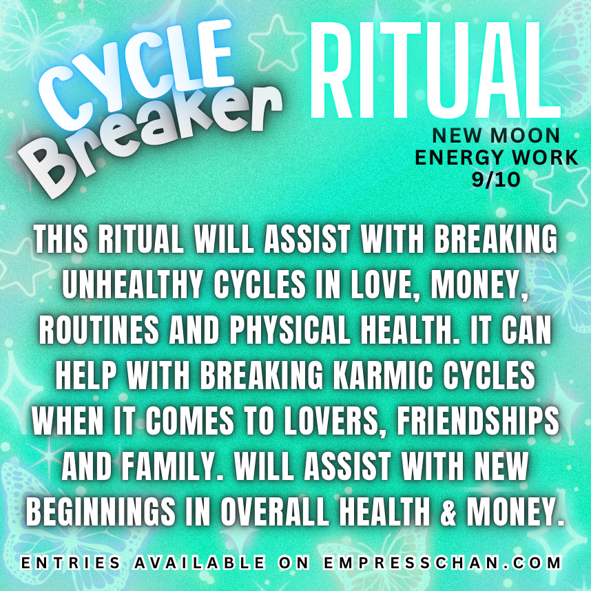 New Moon Cycle Breaker Ritual