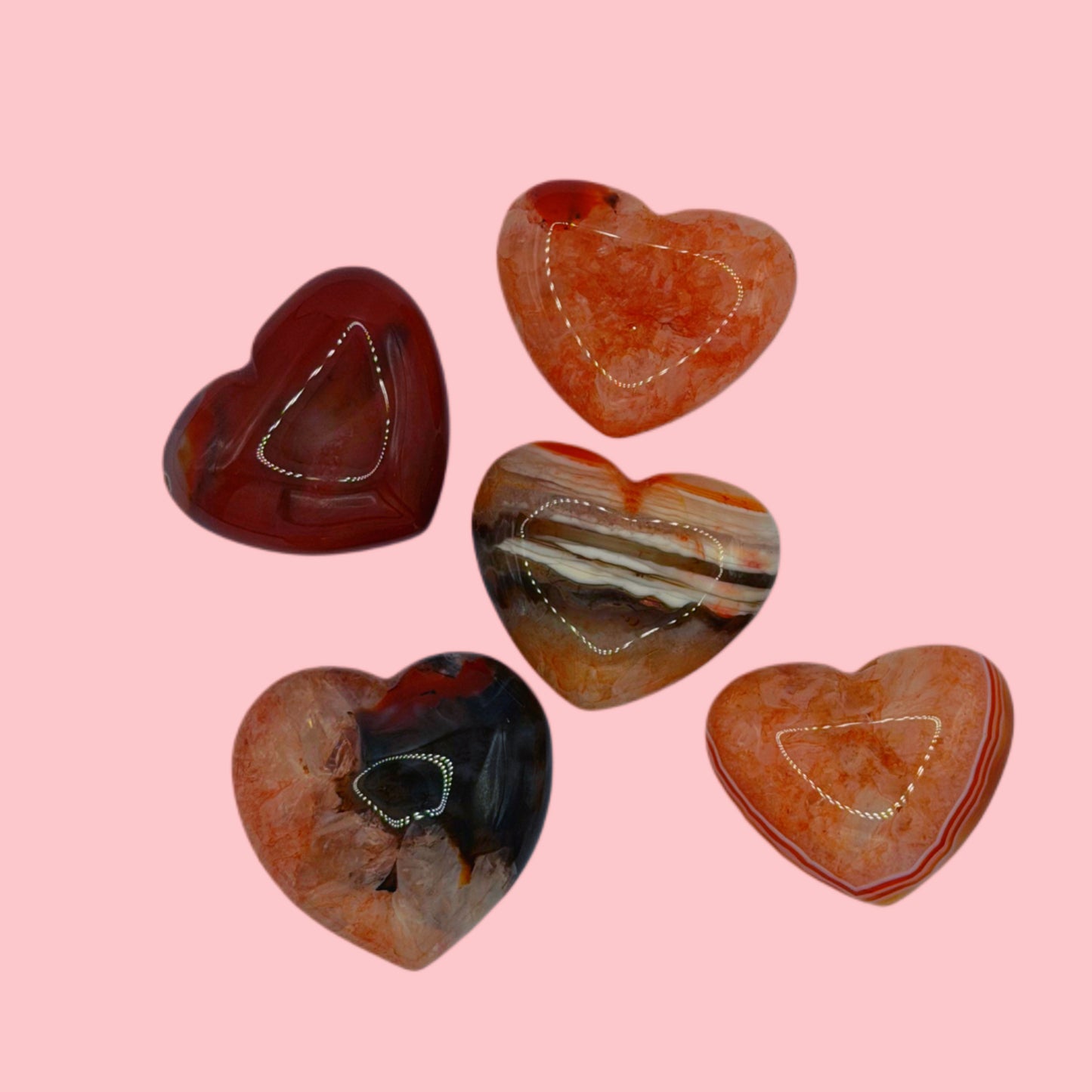 Mini Carnelian Heart Crystal (1)