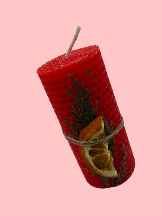 Goddess Beeswax Candle