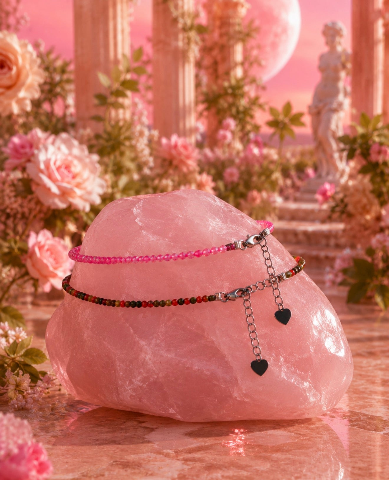 Raw Crystal Anklets