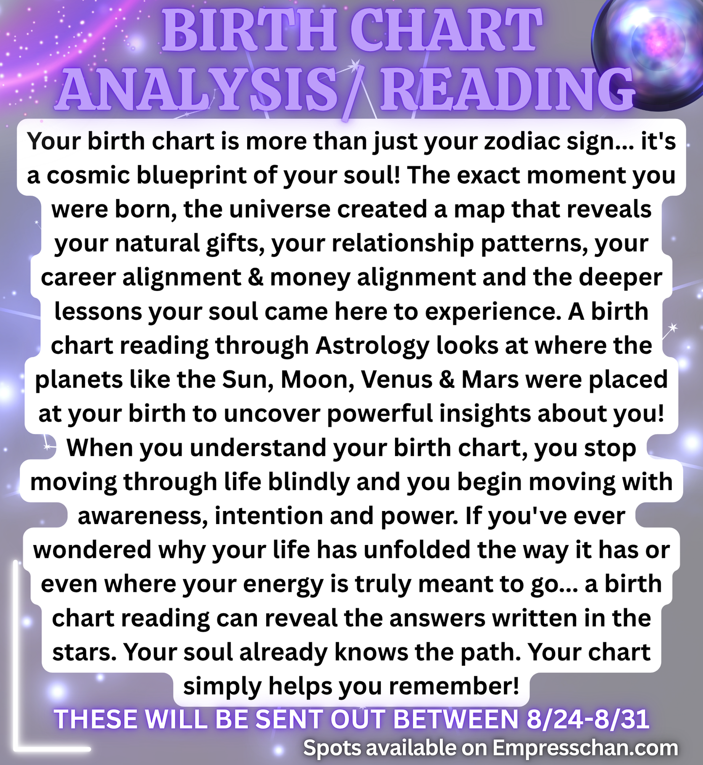 Birth Chart Reading
