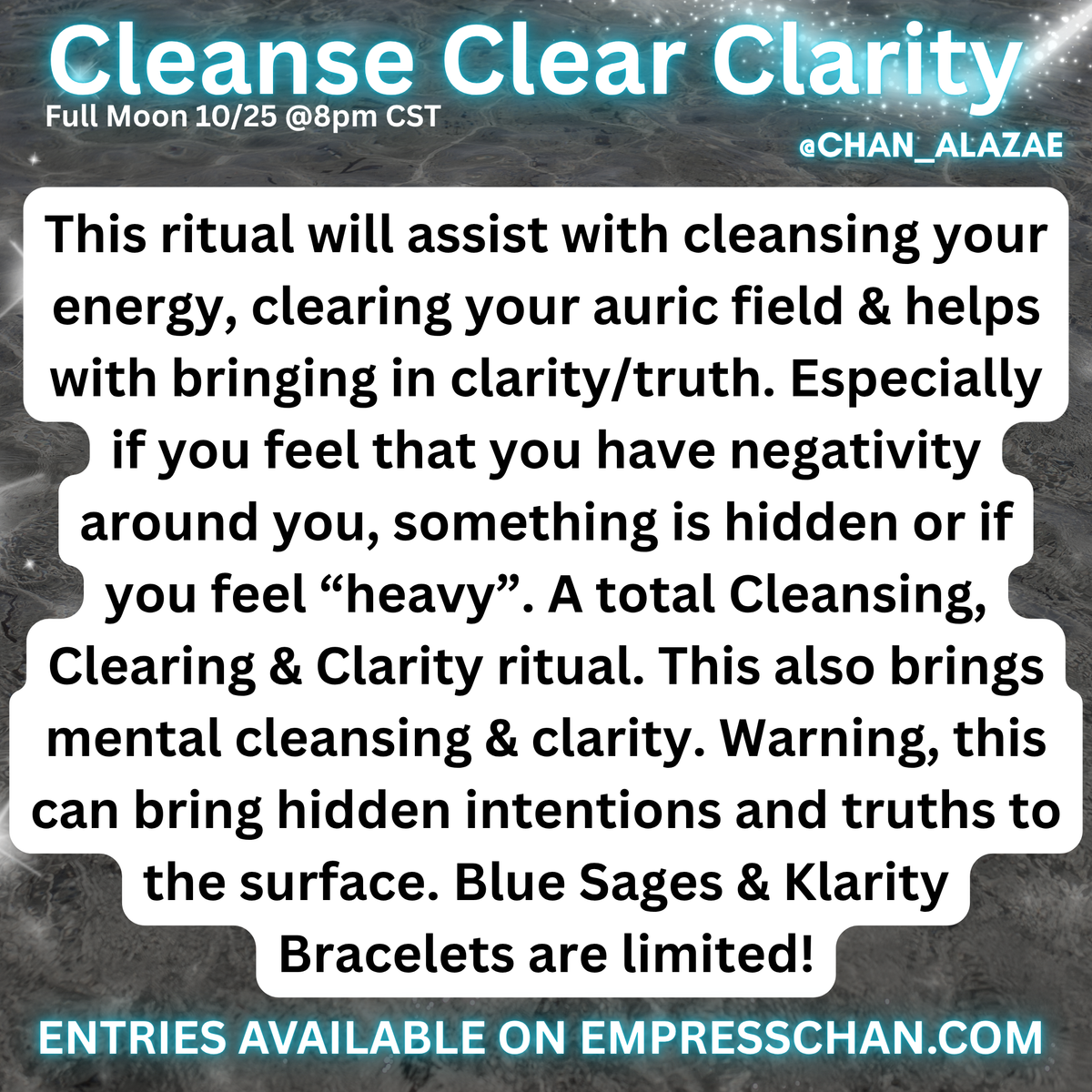 Cleanse Clear & Clarity Ritual